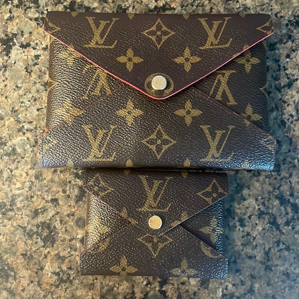 Louis Vuitton little card wallet and larger card wallet